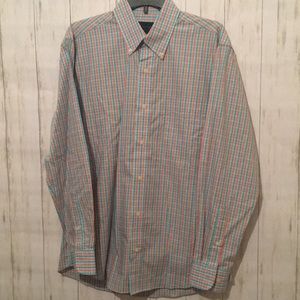 Men’s Charleston Threads Plaid button front shirt